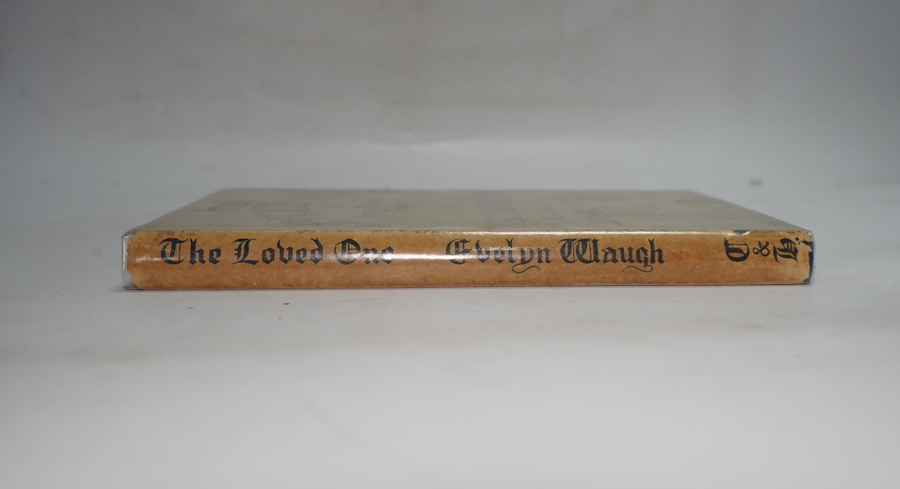 Waugh, Evelyn - The Loved One: An Anglo-American Tragedy, illustrated by Stuart Boyle, original blue cloth, spine lettered in gilt, in unclipped pictorial dust jacket, Chapman & Hall, London, [1948]